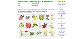 Desktop Screenshot of flowerclipart.com